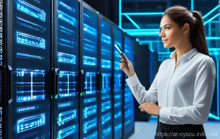 취업 포트폴리오에 포함해야 할 보안 프로젝트 - **Prompt:** A vibrant and clean futuristic security operations center (SOC) with a central figure, a...