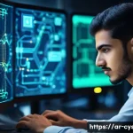 Home 13 보안 관련 공모전에 참가하기 - **Prompt 1: "The Spark of Discovery in Cybersecurity"**
"A vibrant, medium shot of a focused Ara...