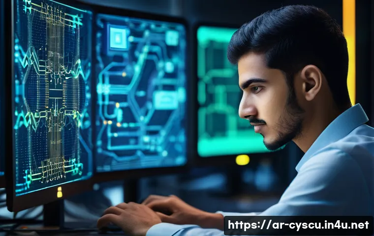 보안 관련 공모전에 참가하기 - **Prompt 1: "The Spark of Discovery in Cybersecurity"**
    "A vibrant, medium shot of a focused Ara...