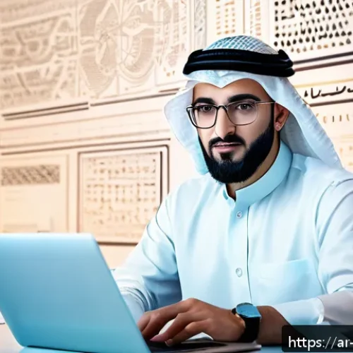 사이버보안 컨설팅 업무 시작하기 - A professional Middle Eastern cybersecurity consultant in a modern office setting, wearing business ...